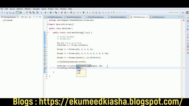 Java 8 Stream || Range & RangeClosed || Example - 1 смотреть онлайн