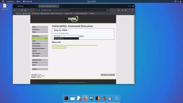 DVWA Command Injection with reverse shell | Metasploitable2 DVWA | Pentester YouTube Channel смотреть онлайн