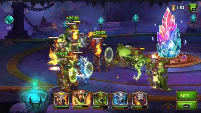 Стабильно добываем 150 титанита | Хроники Хаоса | Мобильная версия | Hero Wars смотреть онлайн