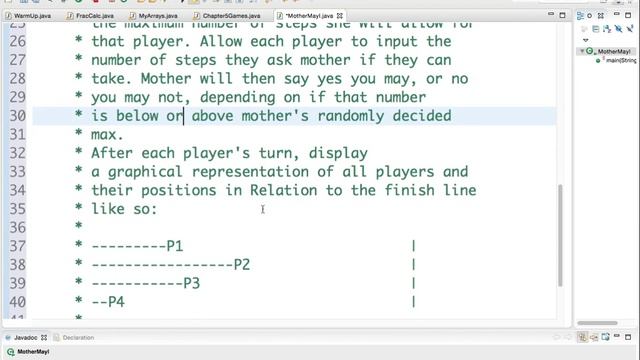 Java Programming Challenge: "Mother May I" game смотреть онлайн