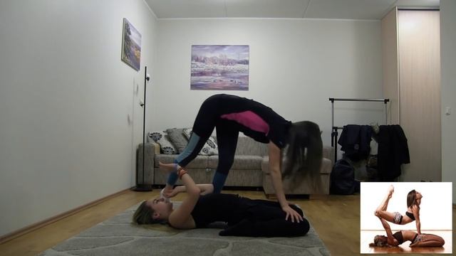 2 ГИМНАСТКИ + ЙОГА ЧЕЛЛЕНДЖ// KatrinHome & _azimov_a смотреть онлайн