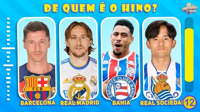 ADIVINHE OS TIMES PELO HINO | Adivinhe o Hino dos Clubes de Futebol смотреть онлайн