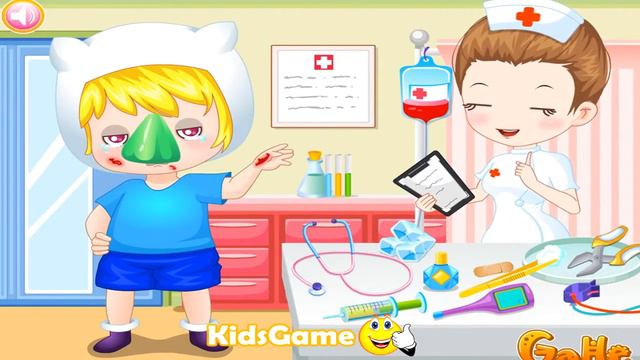Baby Finn at the Doctor, Game ▬ Финн у доктора, игра для детей смотреть онлайн