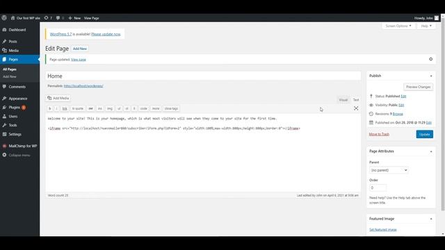 Insert an opt-in form in your website (WordPress example) смотреть онлайн