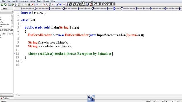 java program to read the values from the user at runtime using buffered reader class смотреть онлайн