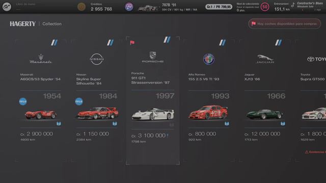 Gran Turismo 7 evolución precios Mercado Coches Legendarios a día 03/08/2022 смотреть онлайн