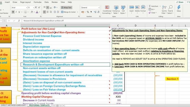 LECTURE 3/3 |STATEMENT OF CASH FLOWS :INDIRECT METHOD PRESENTATION - STEP BY STEP PROFORMA TEMPLATE смотреть онлайн