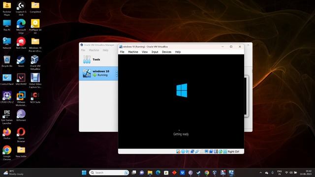 Installing Windows 10 in Oracle Virtual Machine смотреть онлайн