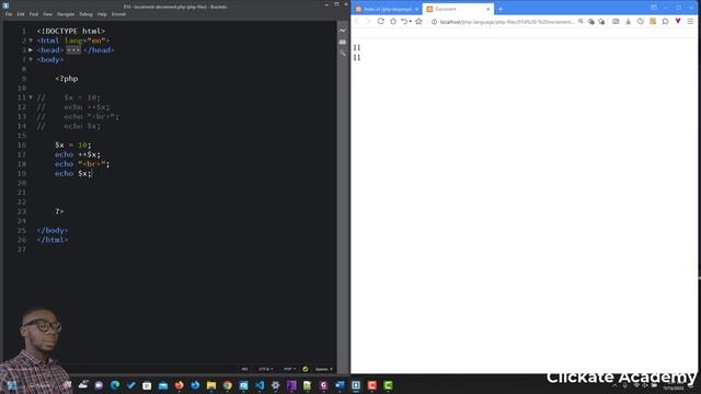 017 - PHP Increment / Decrement Operators | PHP Tutorial for Beginners Full Course смотреть онлайн
