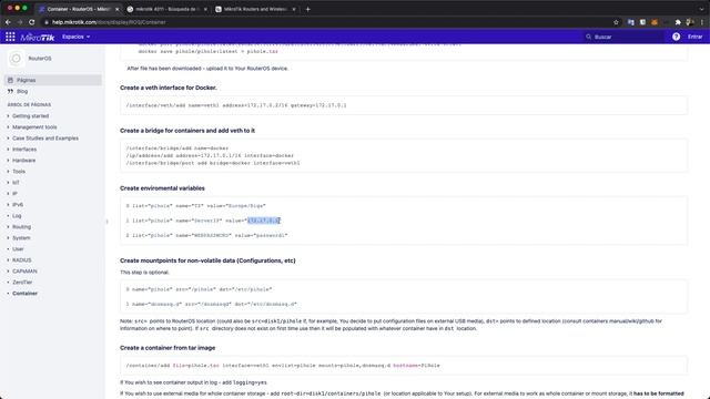 RouterOS 7 + Docker: Instalando Pi-Hole Con Contenedores En Mikrotik!