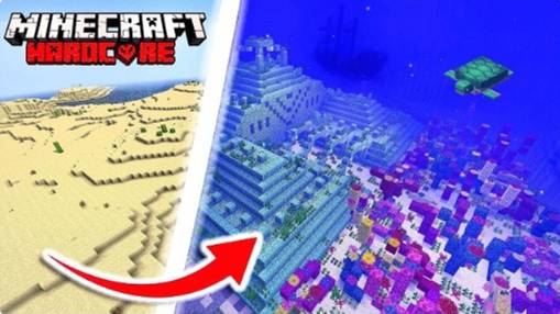 Я Превратил ПУСТЫНЮ в ОКЕАН в Майнкрафт Хардкоре ! (NEKICH Перезалив) смотреть онлайн