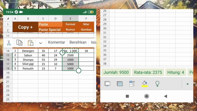Cara mudah copy paste di Excel Android-Tips cepat dan mudah смотреть онлайн