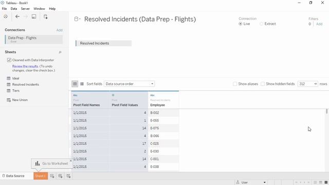 Tableau Tutorial for everyone -data prep with text and excel files смотреть онлайн