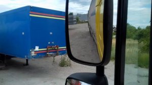 Сдаем задом с полуприцепом