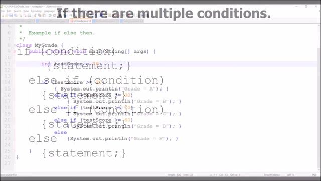 Java If, Else, Then Statement Epi 12 смотреть онлайн