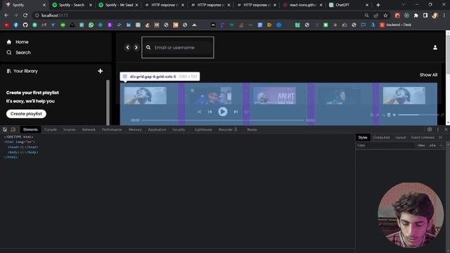Spotify Clone With React.js and Node.js | Tutorial 10 смотреть онлайн