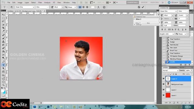 How to change background using Photoshop CS5 смотреть онлайн