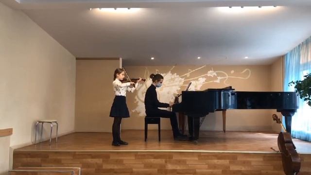 Академический концерт для скрипки и фортепиано, Одесса, 23 апреля 2021 года. смотреть онлайн