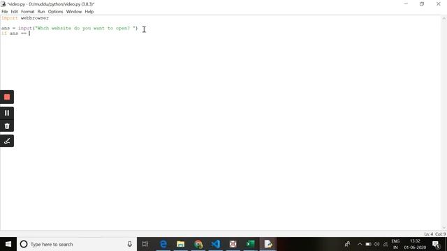 How to open websites using Python | Python 3.8.3 смотреть онлайн