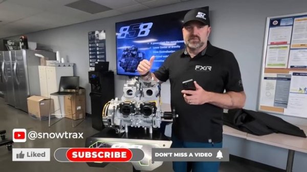Arctic Cat's ALL-NEW 858 2-Stroke snowmobile Engine
