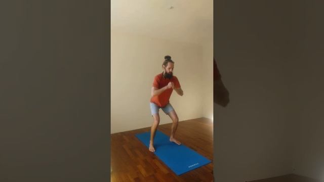 Динамическая пранаяма 3. Приседания