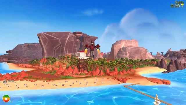 Pilot Sports cartoon arcade flight game - PS4 Switch смотреть онлайн