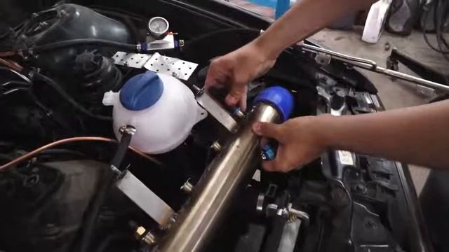 Ставим Турбину на BMW E39 540! первый турбо V8! смотреть онлайн