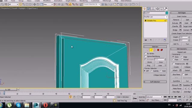 Как создать красивые двери в 3ds max.