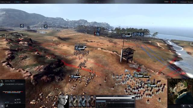 Total War: Arena\\ Эфективная игра за лучников\\ 4 к очков смотреть онлайн