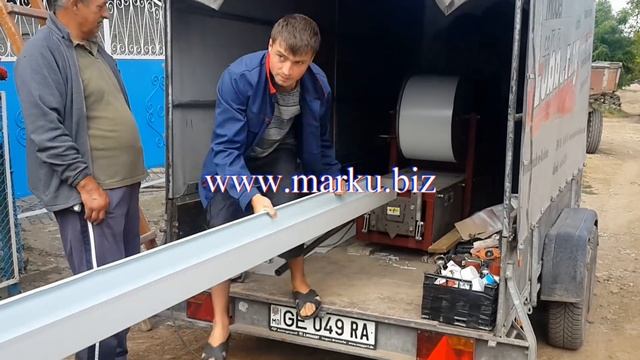 Gutter Machine, станок для желоба, Canalón Gouttière, монтаж водостоков!