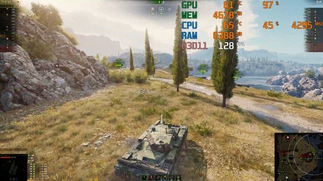 I5 9600k+GTX1080ti+16GB Ram Test In World Of Tanks 4k/2K/1080p Ultra Setting