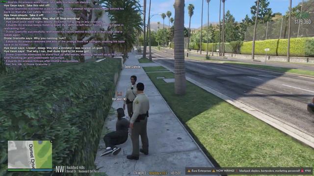 [GTAW] LSSD foot pursuit gets minor suspect tazed | GTA World смотреть онлайн