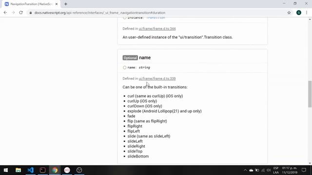 Como usar las Page Transitions en NativeScript смотреть онлайн