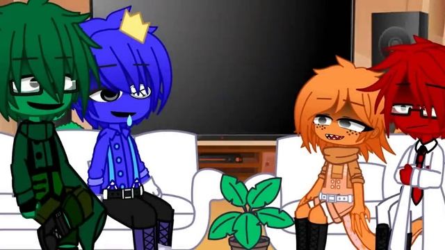 Rainbow Friends react to poppy Playtime//¿Spoiler?//My AU смотреть онлайн