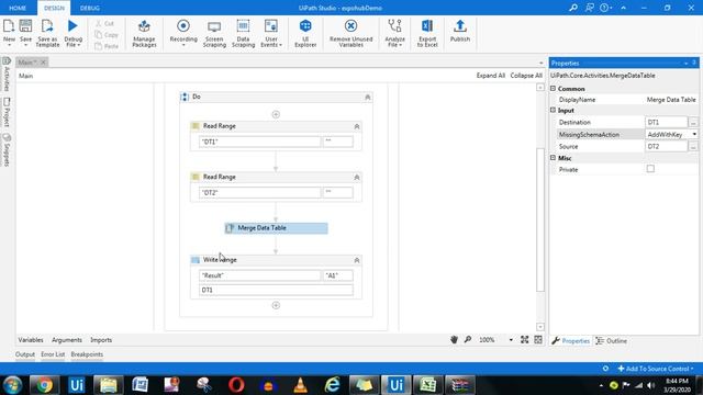 UiPath Tutorial | Uipath Merge Data Table (COMPLETE TUTORIAL Addwithkey Alternative) смотреть онлайн