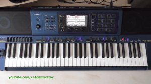 Создание простого стиля на синтезаторе Casio MZ-X500 и WK-7600.