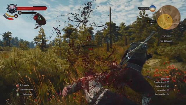 The Witcher 3: Finisher with new camera смотреть онлайн