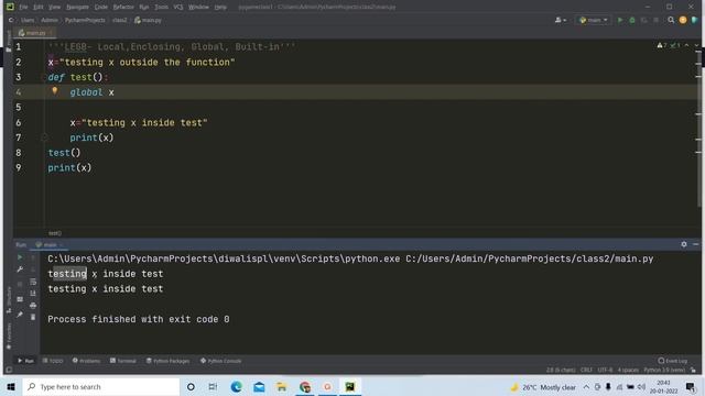 Scope of variables in python | Episode-24| Pythonista_Geek |Basics of python | Shravanthi смотреть онлайн
