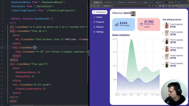 React Admin Dashboard Panel Tutorial смотреть онлайн