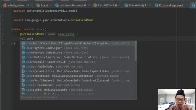 Pengenalan API dan Retrofit dengan Android Studio| Full Praktek Buat Aplikasi Realtime data COVID 1 смотреть онлайн