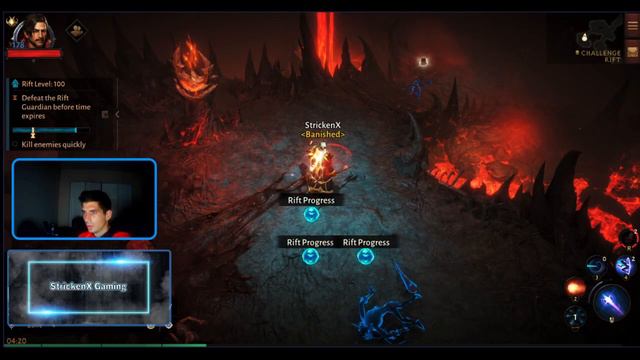 Challenge Rift 100 with a Class Change Wizard - Diablo Immortal PC Gameplay F2P Free to Play смотреть онлайн