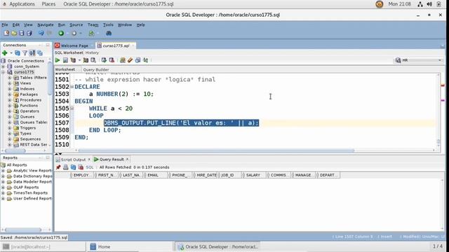 118 Creando un Bloque Anónimo con el Ciclo While | Oracle смотреть онлайн