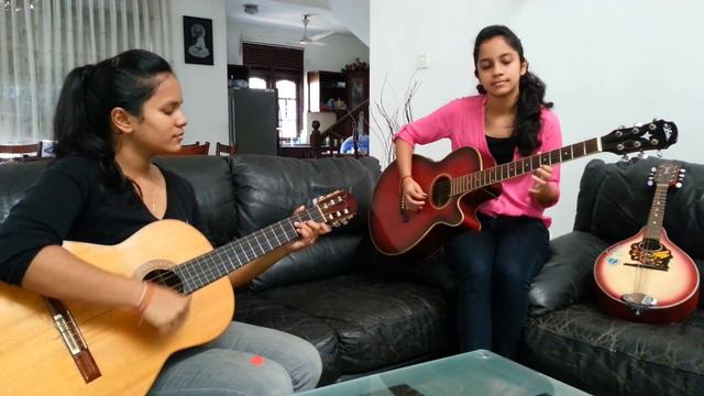 Pirates of the Caribbean Theme Song | Guitar & Mandolin Fusion | by Senuri & Thenuri from Sri Lanka смотреть онлайн