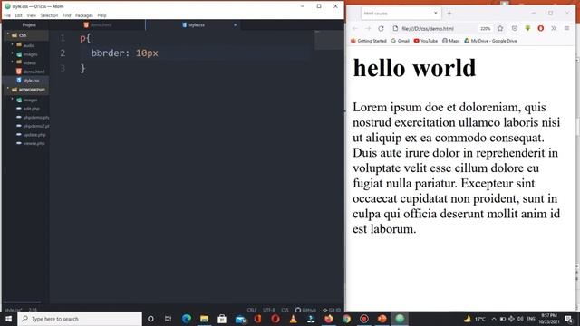 CSS tutorial outline and outline offset-properties | class - 06 смотреть онлайн