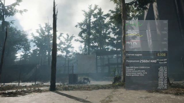 Tom Clancy's Ghost Recon Breakpoint Benchmark 2к(AMD Ryzen 5 5600х 4.7ГГц ртх 3070 озу 16гб 3600MHz смотреть онлайн