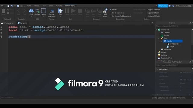 How to make click to grab tools | Roblox Studio смотреть онлайн