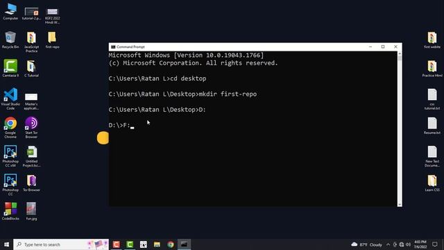 how to create git folder or how to initialize git repository -git & github tutorial смотреть онлайн