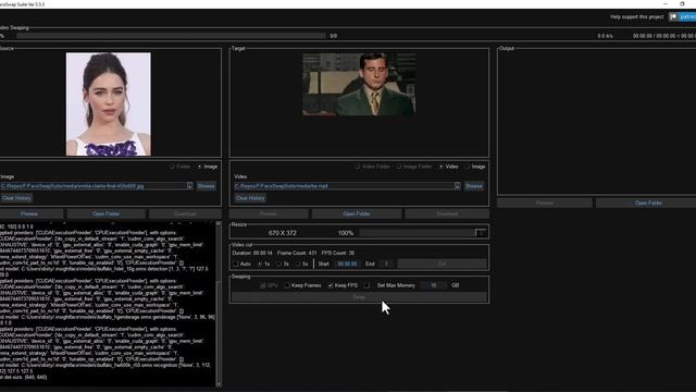 Installing FaceSwapSuite: An Interface for roop смотреть онлайн