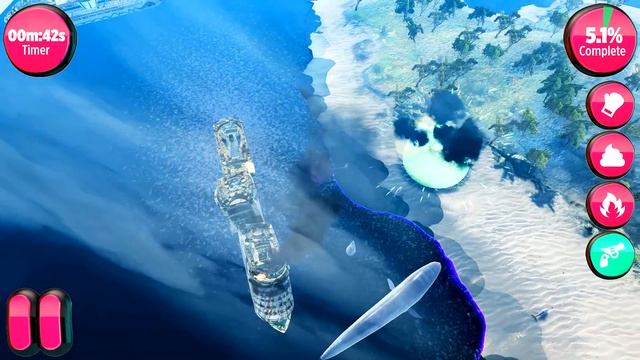 ЖЕЛЕЙНЫЙ ПАТРИК УНИЧТОЖАЕТ ЛУНУ Симулятор уничтожения мира в мега бредовой игре Destroy The World смотреть онлайн