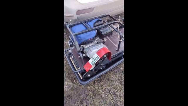 Сани волокуши для мотособаки (мотобуксировщика) с 380 гусеницей смотреть онлайн